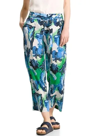 CECIL Damen B377901 7/8 Hose mit Print, , L/26L