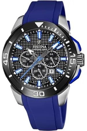 Festina Herren Analog Quarz Uhr mit Silikon Armband F20642/1