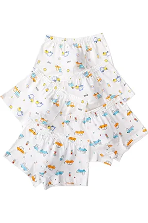 CM-Kid Boxershorts Jungen Unterhosen Kinder Unterwäsche 5er Pack Baumwolle 10-11 Jahre Auto Gr.140-146