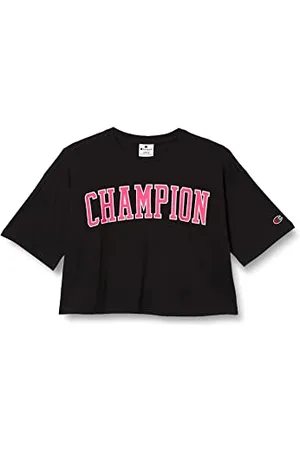 Champion Mädchen Rochester 1919-C-campus Oversized Crewneck S-s T-Shirt, , 3-4 Jahre