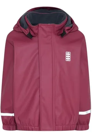 LEGO Wear Wear Mädchen Lwjunin 707 - Gefütterte Regenjacke, 386, 86 EU