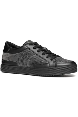 Geox Damen D BLOMIEE B Sneaker, Black, 40 EU