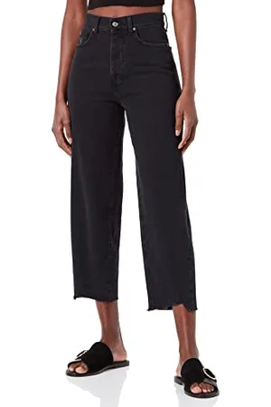 7 for all Mankind Damen Dylan Collide With Angled Hem Jeans, , 23W / 23L EU
