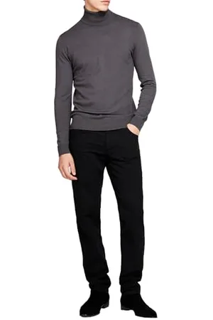 Sisley Mens Turtle Neck SW. L/S 10F2S2244 Sweater, , L
