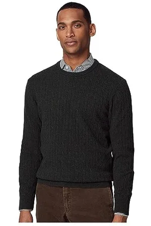 Hackett Herren Lambwool Cable Crew Pullover