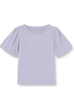 NAME IT Baby Girls NMFIONE SS TOP PB Kurzärmeliges Shirt, , 86