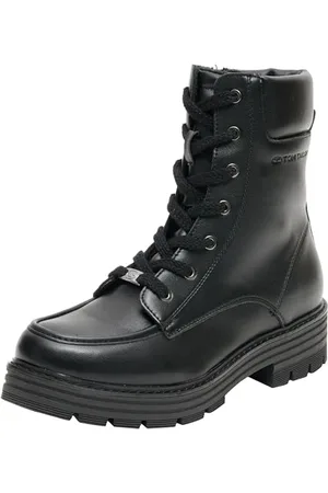 TOM TAILOR Damen 4290130023 Mode-Stiefel, Black, 37 EU