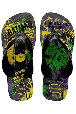 Havaianas Kids Max Herois Steel Greyblack, Infradito, Colore: Grigio Acciaio e Nero, 25/26 EU