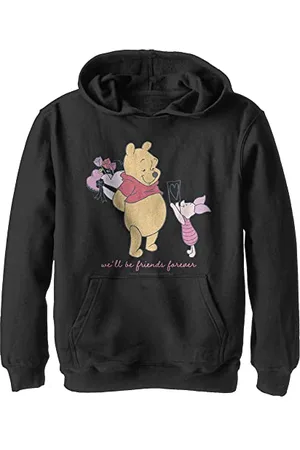 Disney Winnie The Pooh - Friends Forever YTH Hoodie Black 5/6
