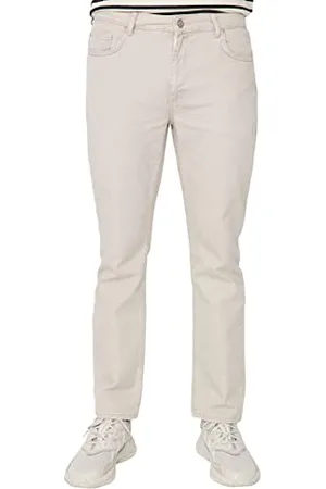Trendyol Herren Herren Mittlerer Bund Regular Jeans, , 32 EU
