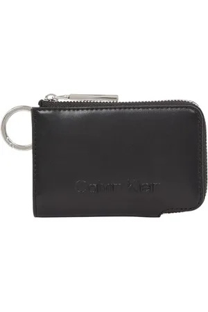 Calvin Klein EMBOSSED LOGO ZIP CARDHOLDER Kartenetui Damen, , OS