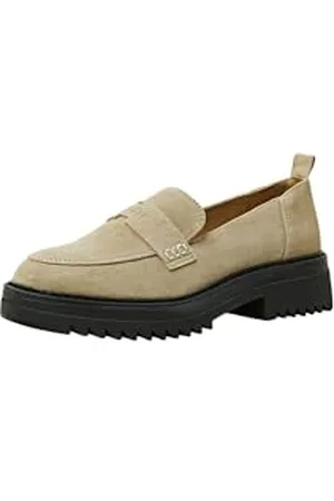ESPRIT Modischer Chunky Damen Penny Loafer, 285/Sand, 39 EU