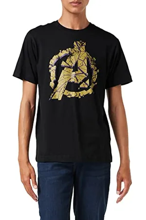 Marvel Herren Avengers Cracked T Shirt, , L EU