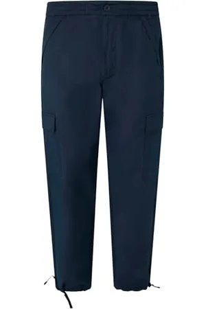 Pepe Jeans Herren Relaxed Straight Cargo Pant Hose, Blau (Dulwich Blue), 28W