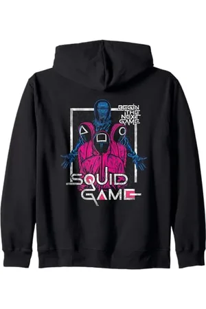 Squid Game Front Man and Guards Kapuzenjacke