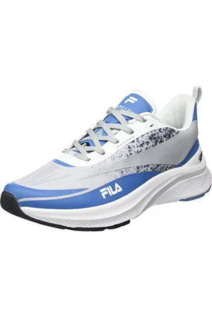 Fila Herren Beryllium Laufschuh, White-Lichen Blue, 47 EU