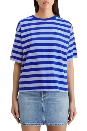 Scotch&Soda Striped Cropped T-Shirt