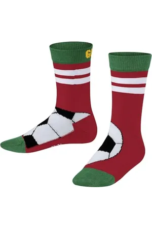 Falke Unisex Kinder Socken Active Soccer K So Baumwolle Funktionsmaterial dünn atmungsaktiv gemustert 1 Paar, , 39-42