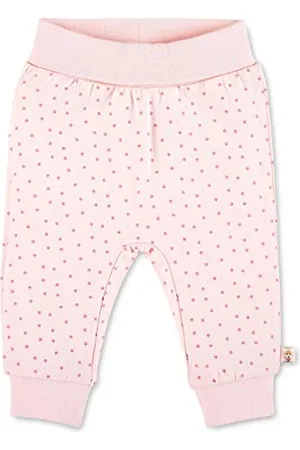 Sterntaler Baby Mädchen Hose Baby GOTS Hose getupft Emmi - Baby Hose, Kinder-Hose - mit "Mitwachsbund" und Stickerei - , 50