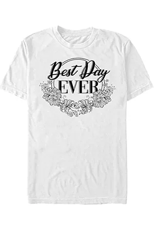Disney Unisex Tangled Best Day Ever Organic Short Sleeve T-shirt, , XXL