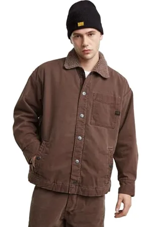 G-Star Herren Boxy Fit Sherpa Jacke, , S