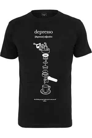 Mister Tee Herren Depresso Tee 5XL Black