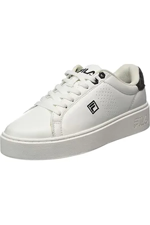 Fila Damen Crosscourt Altezza A wmn Sneaker, White-Leopard, 39 EU