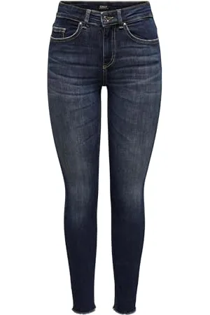 ONLY Female Skinny Jeans ONLBLUSH Mittlere Taille Skinny Fit Jeans