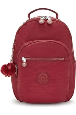 Kipling SEOUL S, Small Backpack (With Laptop Protection), 16 x 80 x 38 cm, (RED)