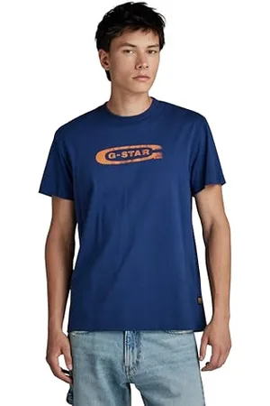 G-Star RAW Herren Distressed Old School Logo T-Shirt, , XS