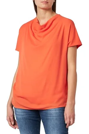 Comma, Blusenshirt im Fabric-Mix