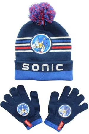 Disney Jungen Gorro guante Sonic Niño Hut,