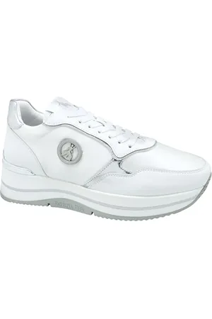 Patrizia Pepe PJ268.30 Sneaker, Silver, 34 EU Schmal