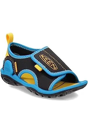 Keen Knotch River OT Sandale, Black/Vivid Blue, 29 EU