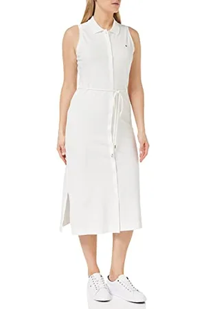 Tommy Hilfiger Damen Polokleid Slim Fit, , XL