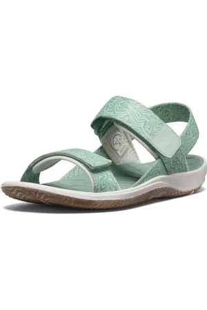 Keen Elle Backstrap Slingback Sandalen, Lichen/Star White, 29 EU