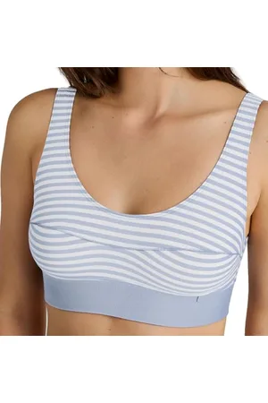Calida Elastic Bustier Damen, mit breitem Softbund, natürlich atmungsaktive und weiche Single Jersey-Qualität