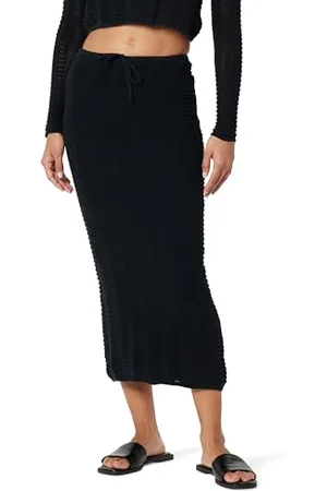 THE DROP Damen Makayla Häkel-midirock, , 4XL Große Größen
