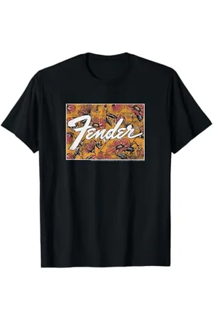 Fender Floral Box Logo T-Shirt
