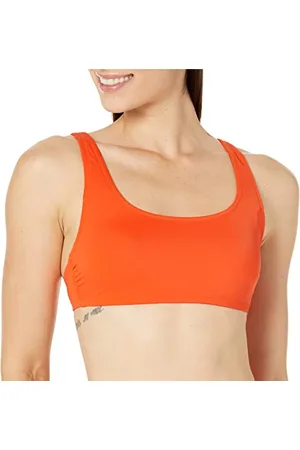Amazon Damen Bauchfreies Schwimmoberteil mit U-Ausschnitt, , 44