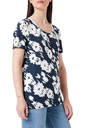 Ichi IHLISA SS5 Damen T-Shirt Kurzarm Shirt mit Rundhalsausschnitt, Größe:S, Farbe: