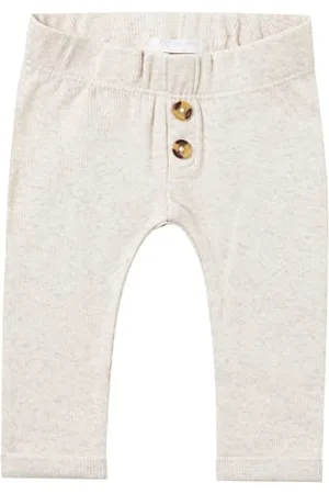 Noppies Baby Baby-Mädchen Girls Norway Leggings, RAS1202 Oatmeal-P611, 74