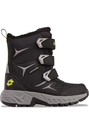 Lotto PINECREEK TEX K Halblange Stiefel, Black/Silver, 38 EU
