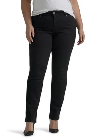 Lee Damen Legendary Mid Rise Straight Leg Jeans, , 50