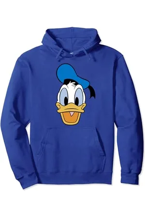 Disney Mickey And Friends Donald Duck Big Face Pullover Hoodie