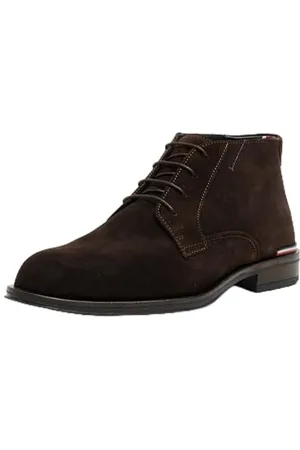 Tommy Hilfiger CORE RWB HILFIGER SUEDE L BOOT ( Niedrige Stiefel Herren, Braun (Dark Coffee), 46 EU