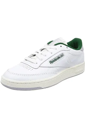 Reebok Unisex Club C 85 Sneaker. FTWR White/Chalk/Dark Green. 36 EU,Ftwwht Chalk Drkgrn,36 EU