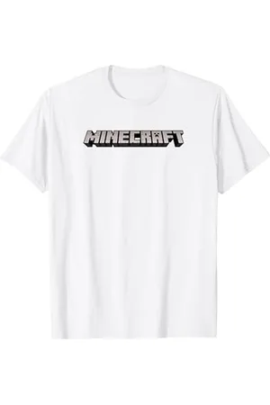 Minecraft Logo weiß T-Shirt