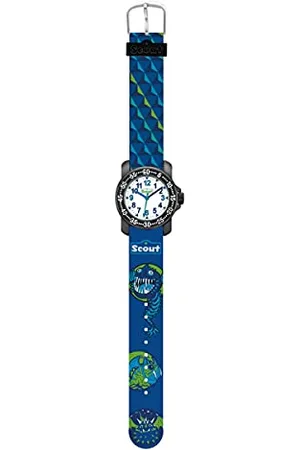 Scout Jungen Analog Quarz Uhr mit Textil Armband 280376015