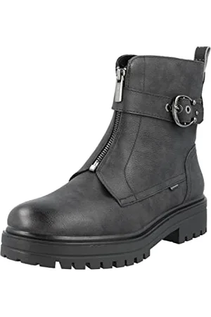 TOM TAILOR Damen 4294809 Stiefelette, Black, 38 EU